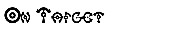 On Target font preview
